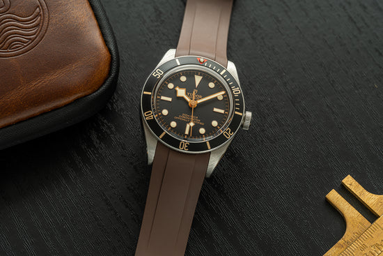 Earth - Tudor Black Bay 58 Custom FKM Rubber Strap