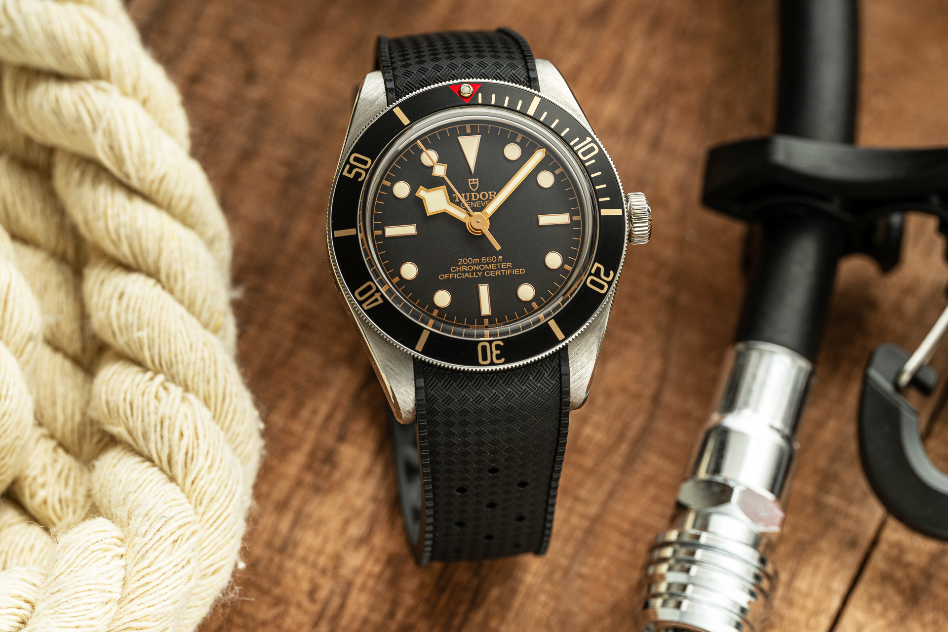 Custom South Pacific FKM Rubber Strap (Tudor Black Bay 58 / Ranger