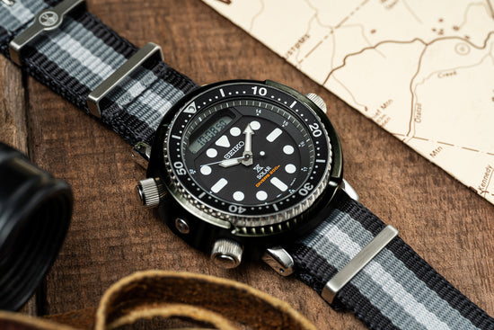 Black Steel "Arnie" Shroud (Seiko SNJ02x)