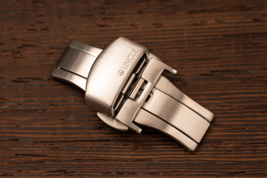 Deployant Clasp for Leather Straps (18/20/22mm)