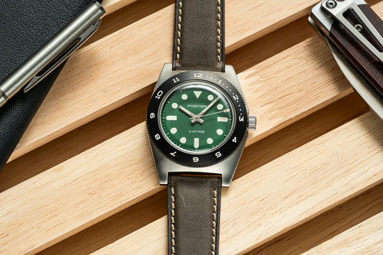 Classic Cowhide Leather Strap - Graphite