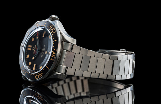 Titanium US1035 Flat Link Bracelet (Omega Seamaster No Time to Die)