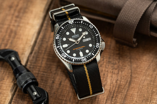 Black + Khaki - Signature Series Nylon Strap (18/20/22mm)