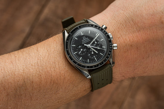 OD Green South Pacific Rubber Strap (19/20/22mm)