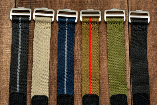 Navy / Grey - Scout Velcro Strap (20/22mm)
