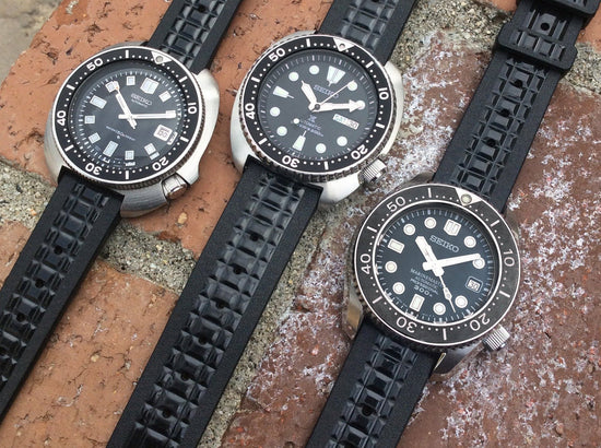 Rubber Chocolate Bar Strap (19/20/22mm)