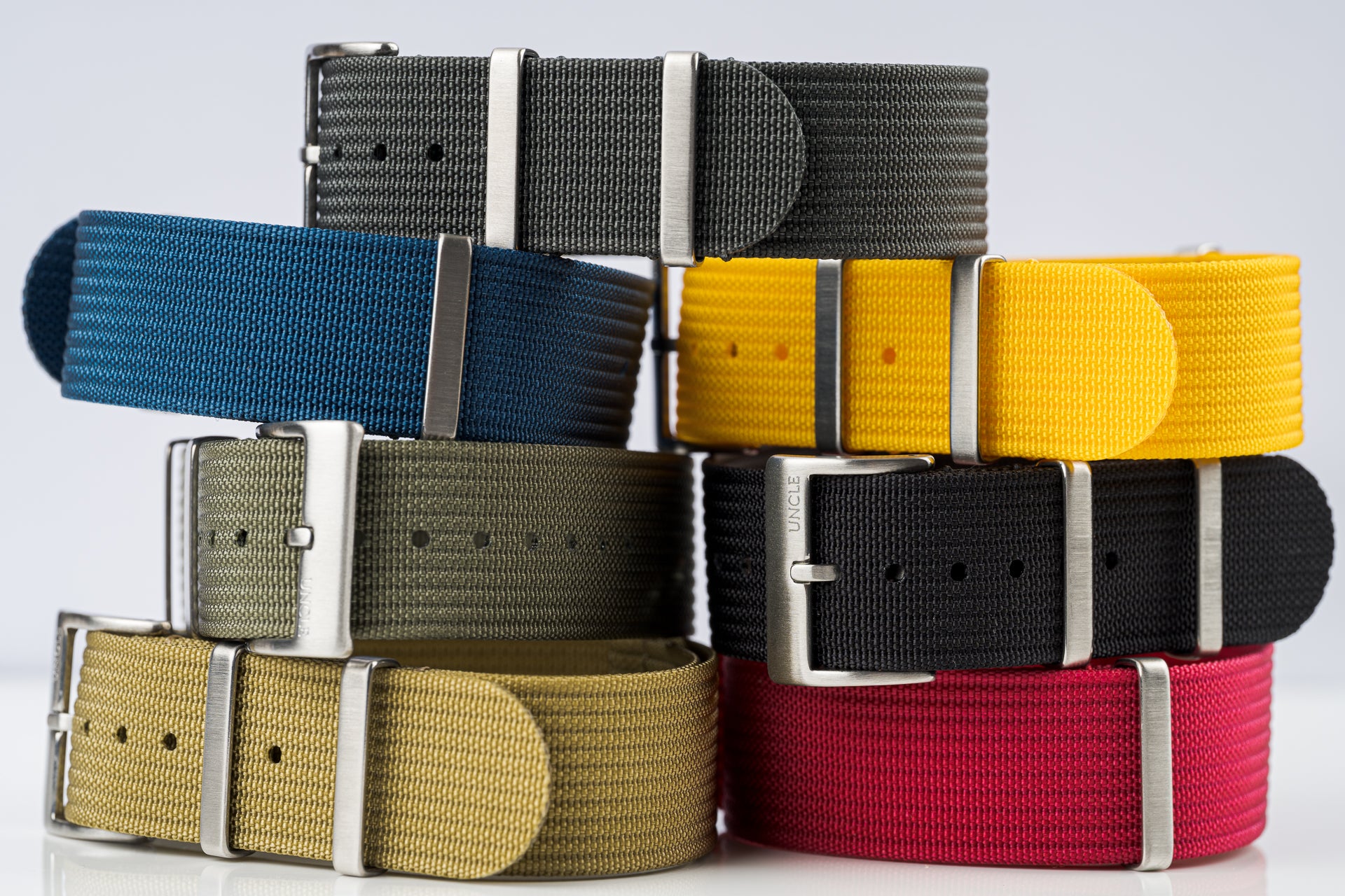 Traditional adjustable ribbed nylon straps – Hexagon Watch Straps