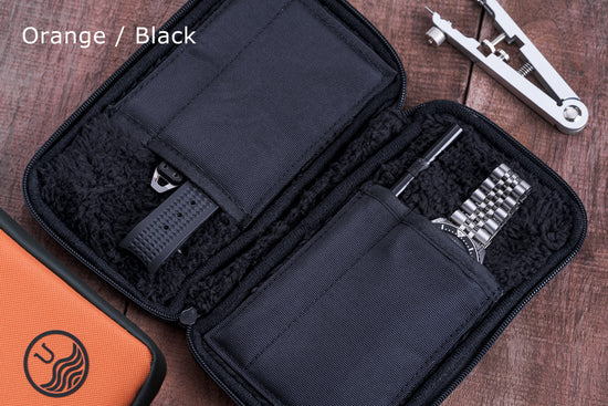 Small Orange EDC Travel Case