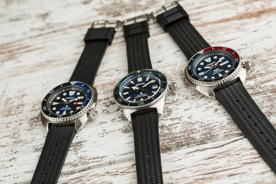 CLEARANCE - 22mm Rubber Waffle Strap (Single Keeper)