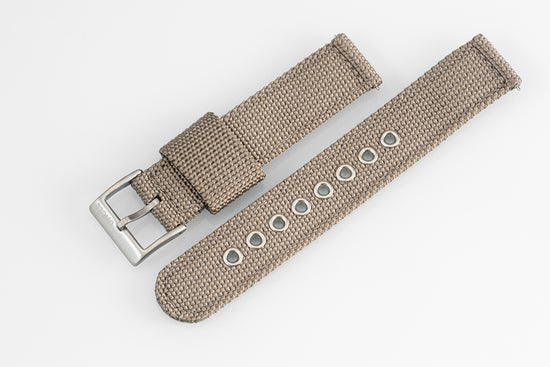 Tan - Rugged 2-Piece Nylon Strap (20/22mm)