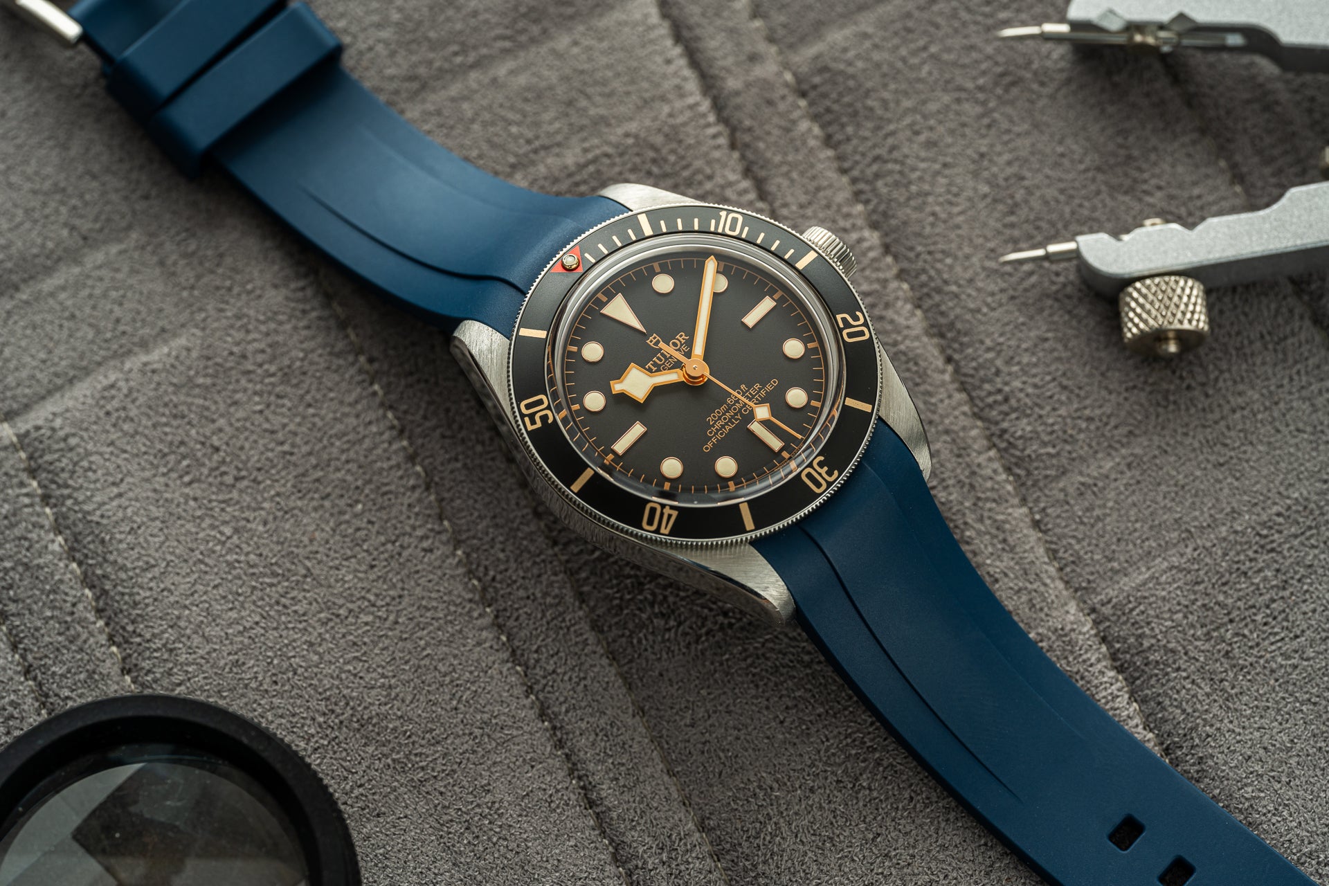 Ocean - Custom FKM Rubber Strap (Tudor Black Bay 58 / Ranger 39)