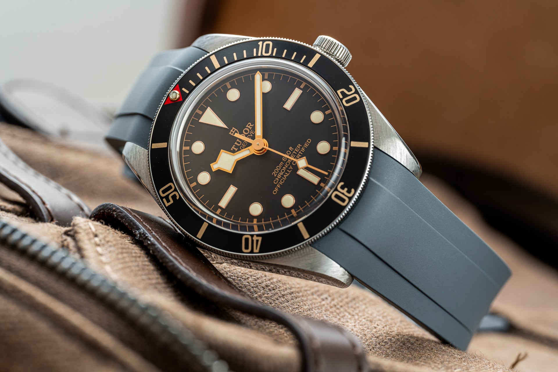 Stone - Custom FKM Rubber Strap (Tudor Black Bay 58 / Ranger 39)