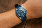 Custom Blue South Pacific FKM Rubber Strap (Tudor Black Bay 58 / Ranger 39)
