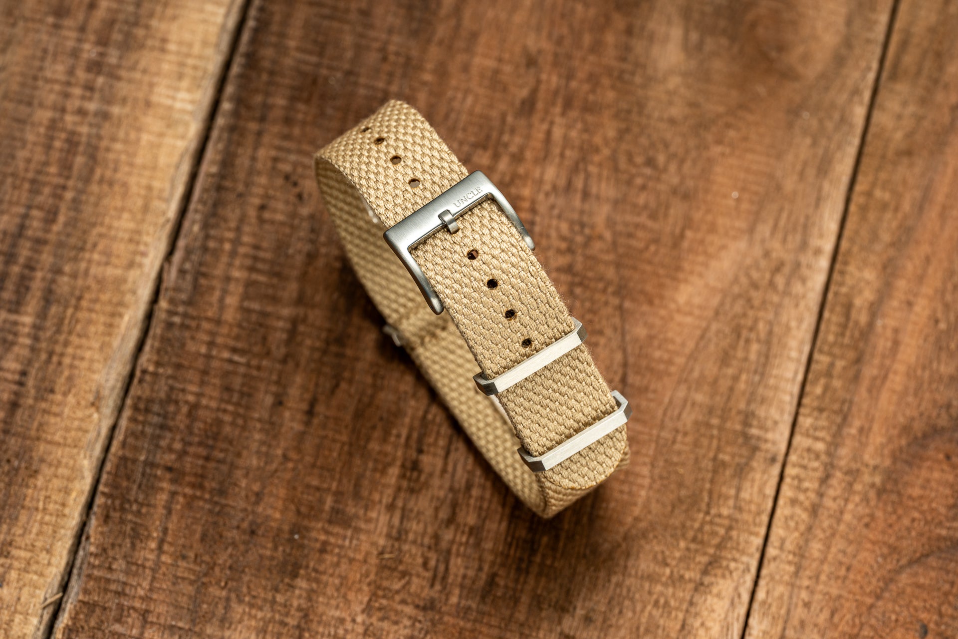 Desert Tan - Cotton Basketweave Strap (20/22mm)
