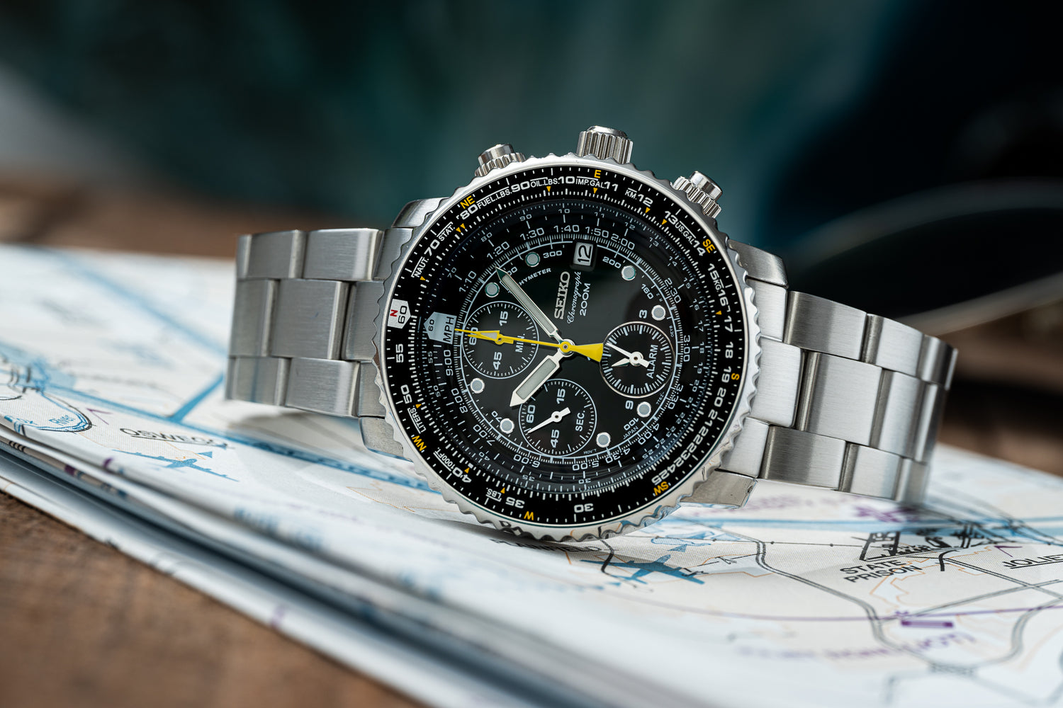 Flight Alarm Chronograph Sna411 Review Seiko Sna411p1 Seiko Flight