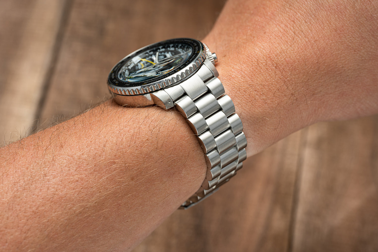 Lincoln Bracelet (Seiko SNA411 Flightmaster) – Uncle Straps