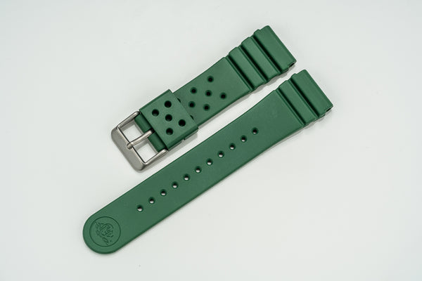 Spruce - FKM GL-831 Rubber Diver Strap (22mm) – Uncle Straps