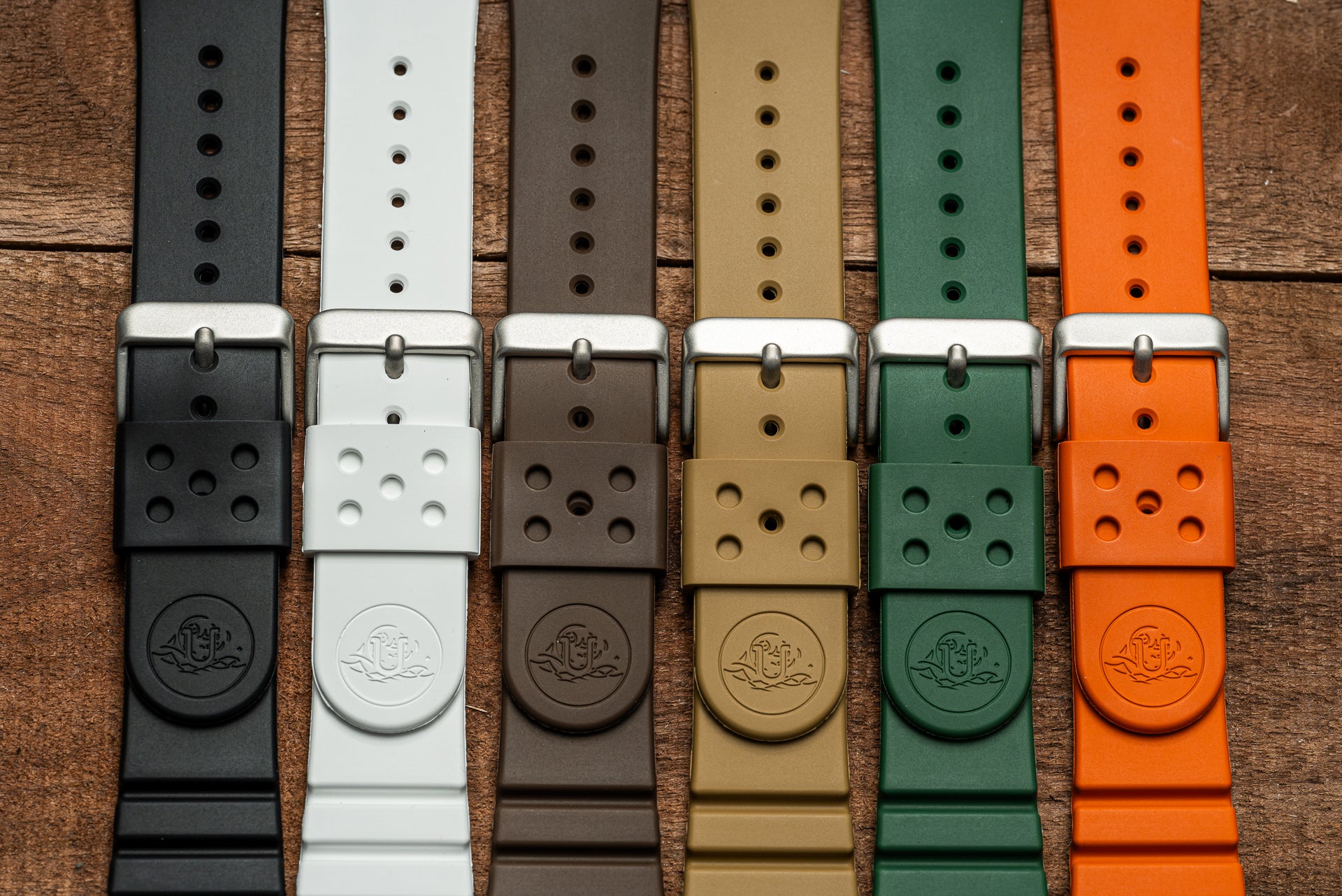 Camel - FKM GL831 Rubber Diver Strap (22mm) – Uncle Straps