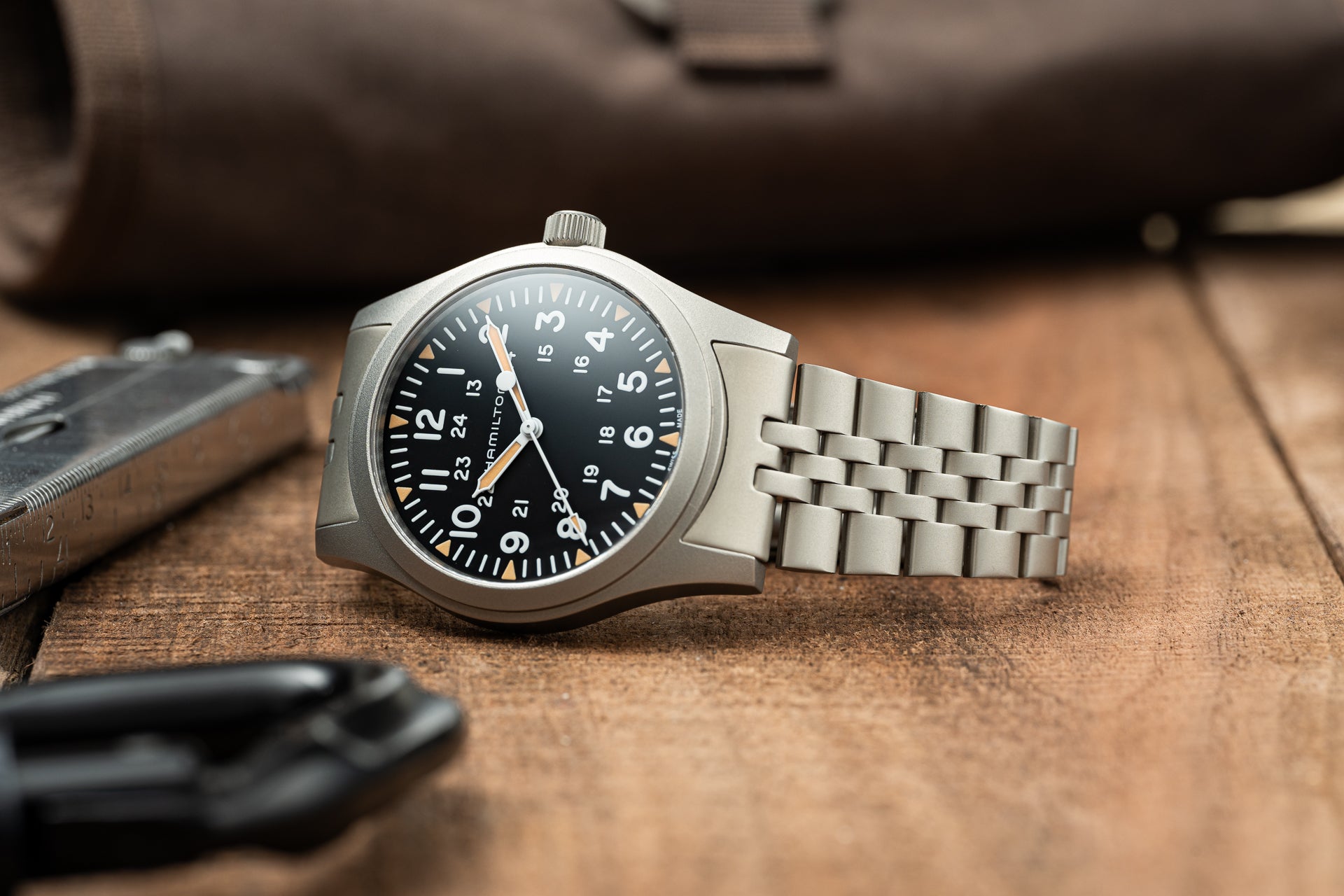 Hamilton 42mm field discount watch