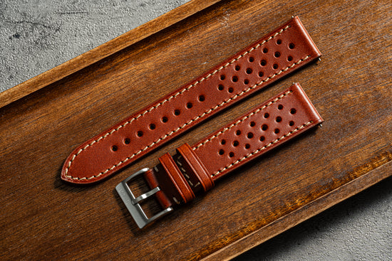 Leather Rally Strap - Chestnut