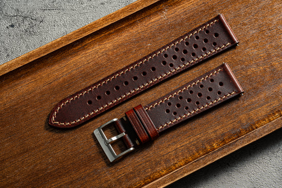 Leather Rally Strap - Cognac