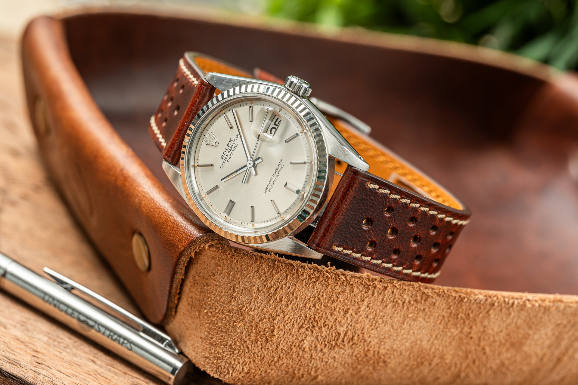 Chronograph Rally Strap Leather Rally Straps – Uncle Straps