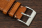 Classic Cowhide Leather Strap - Saddle Tan