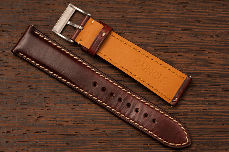 Horween Chromexcel Leather Strap Merlot – Uncle Straps