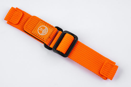 Tangerine - Military-Style Two Piece Velcro Straps (20/22mm)