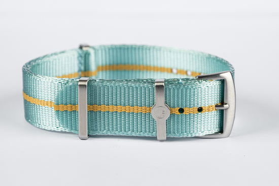 Retro Blue & Khaki - Signature Series Nylon Strap (20/22mm)