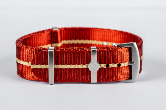 Crimson & Khaki - Signature Series Nylon Strap (18/20/22mm)