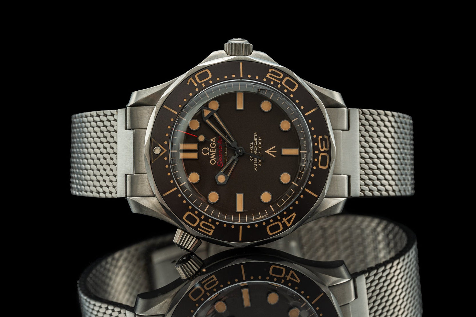 Titanium Wire Mesh Bracelet (Omega Seamaster No Time to Die