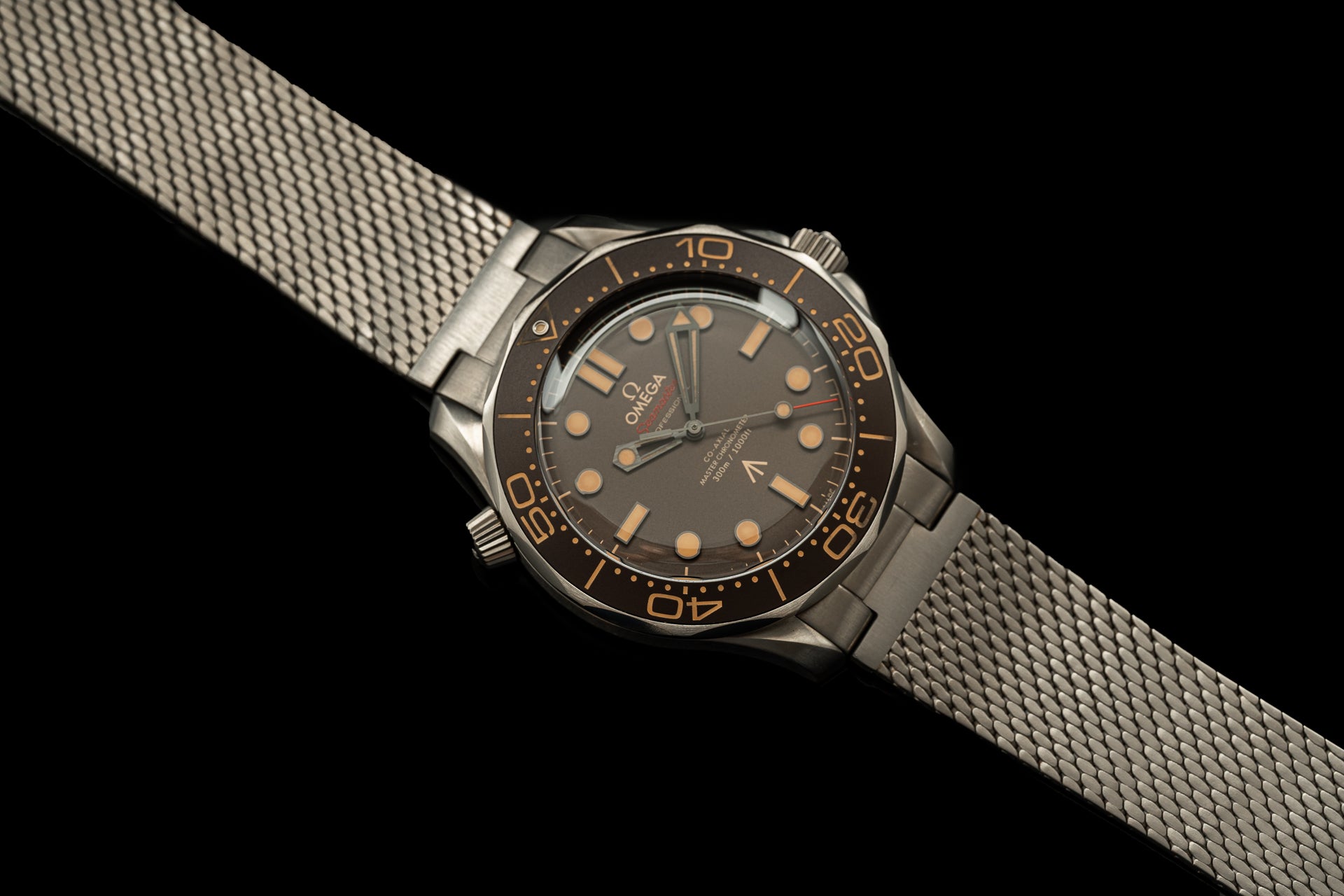 Titanium Wire Mesh Bracelet (Omega Seamaster No Time to Die