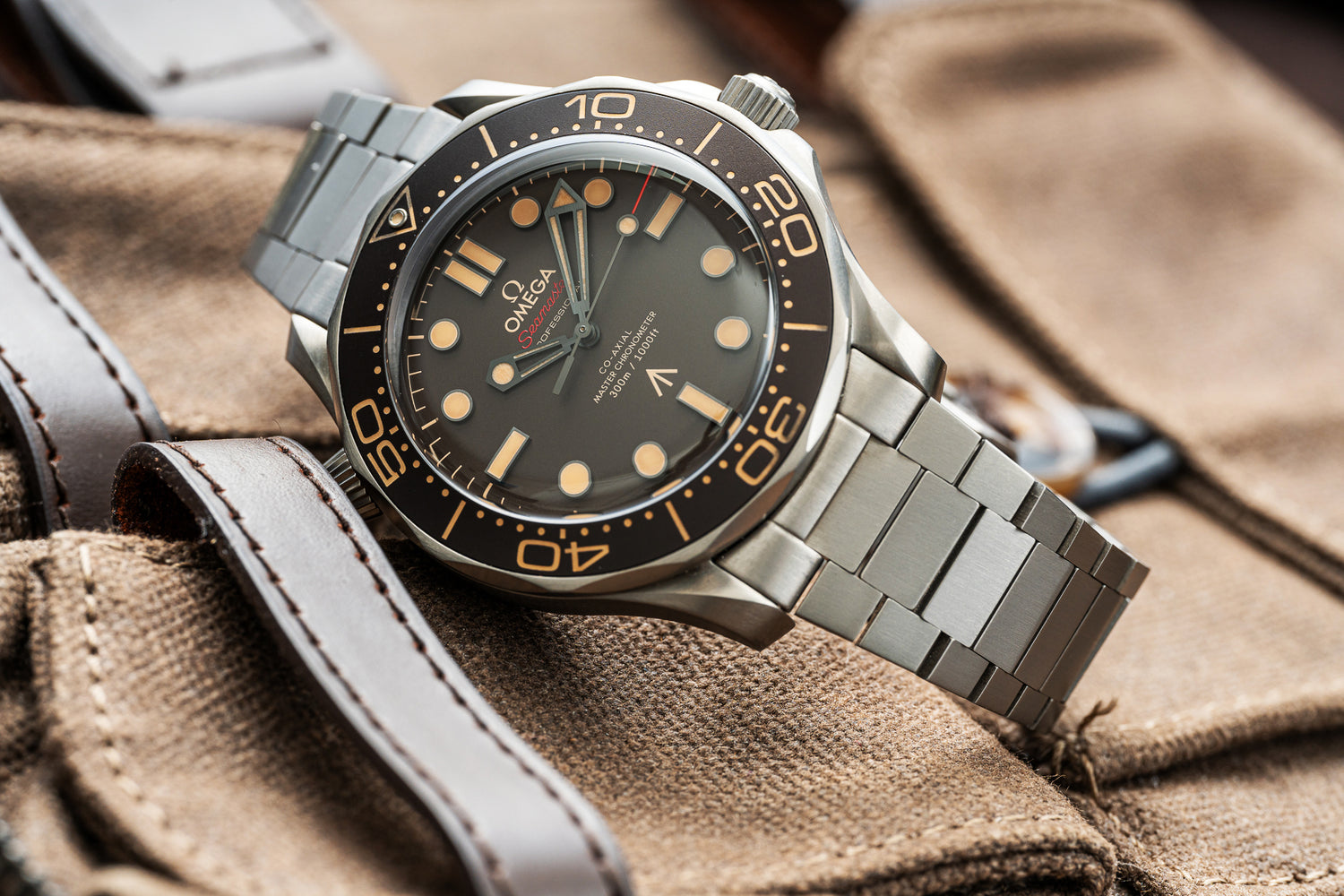 Titanium US1035 Flat Link Bracelet (Omega Seamaster No Time to Die