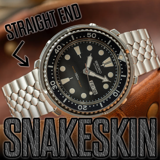 Straight End Snakeskin