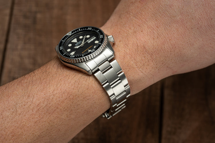 Seiko Skx013 Seiko Skx007 Wrist Shot 9+ Hundred Steel Dive Watch