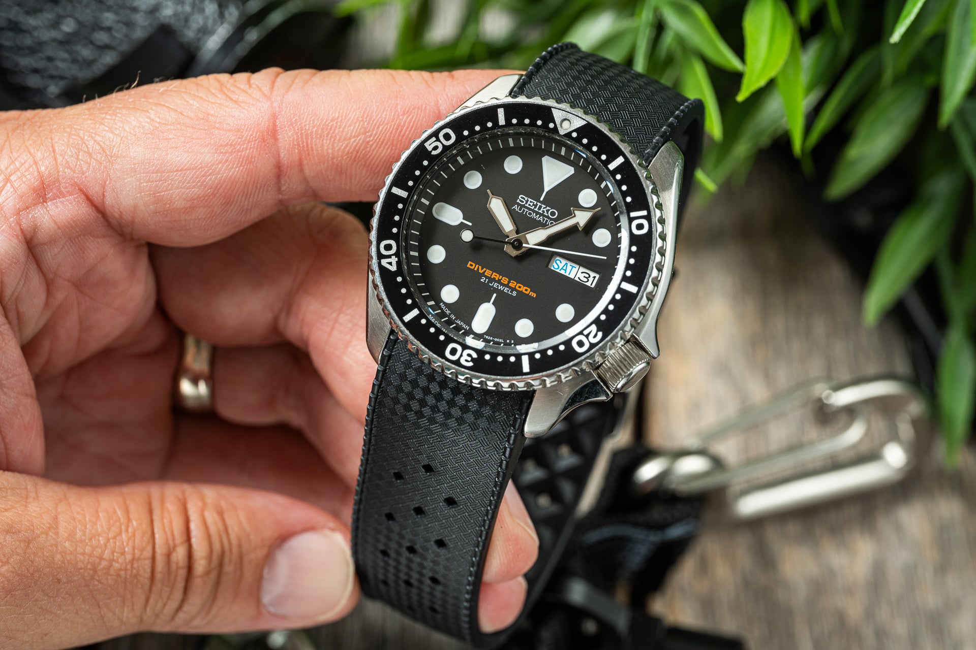 Custom Curved South Pacific Strap SKX007 SRPD 5KX