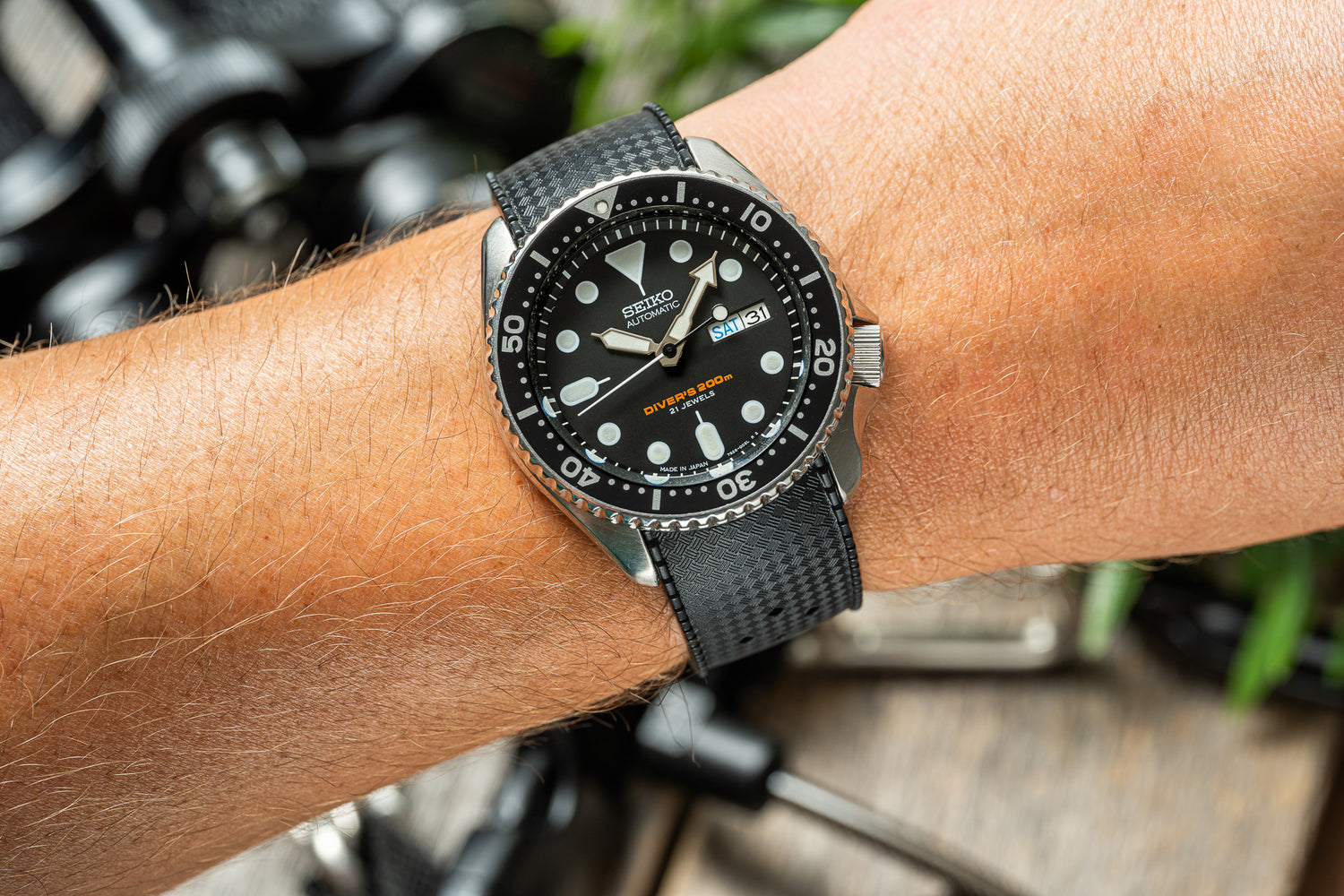 Strap Seiko Skx007 Running Slow Rubber Strap Seiko Skx007 Strap