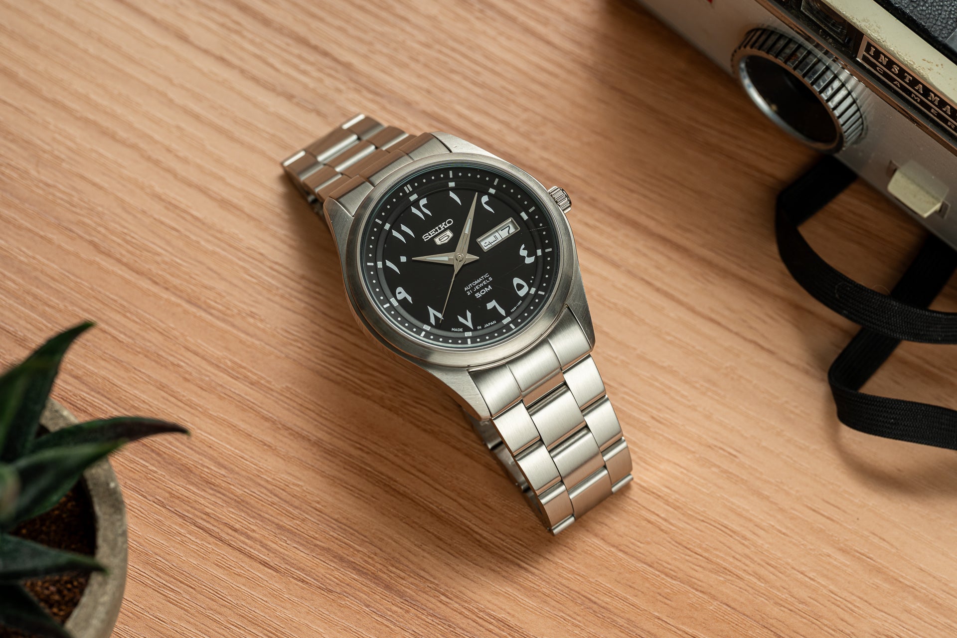 邦楽 Seiko Senator Bracelet (Seiko Arabic SNKP21) – Uncle Straps