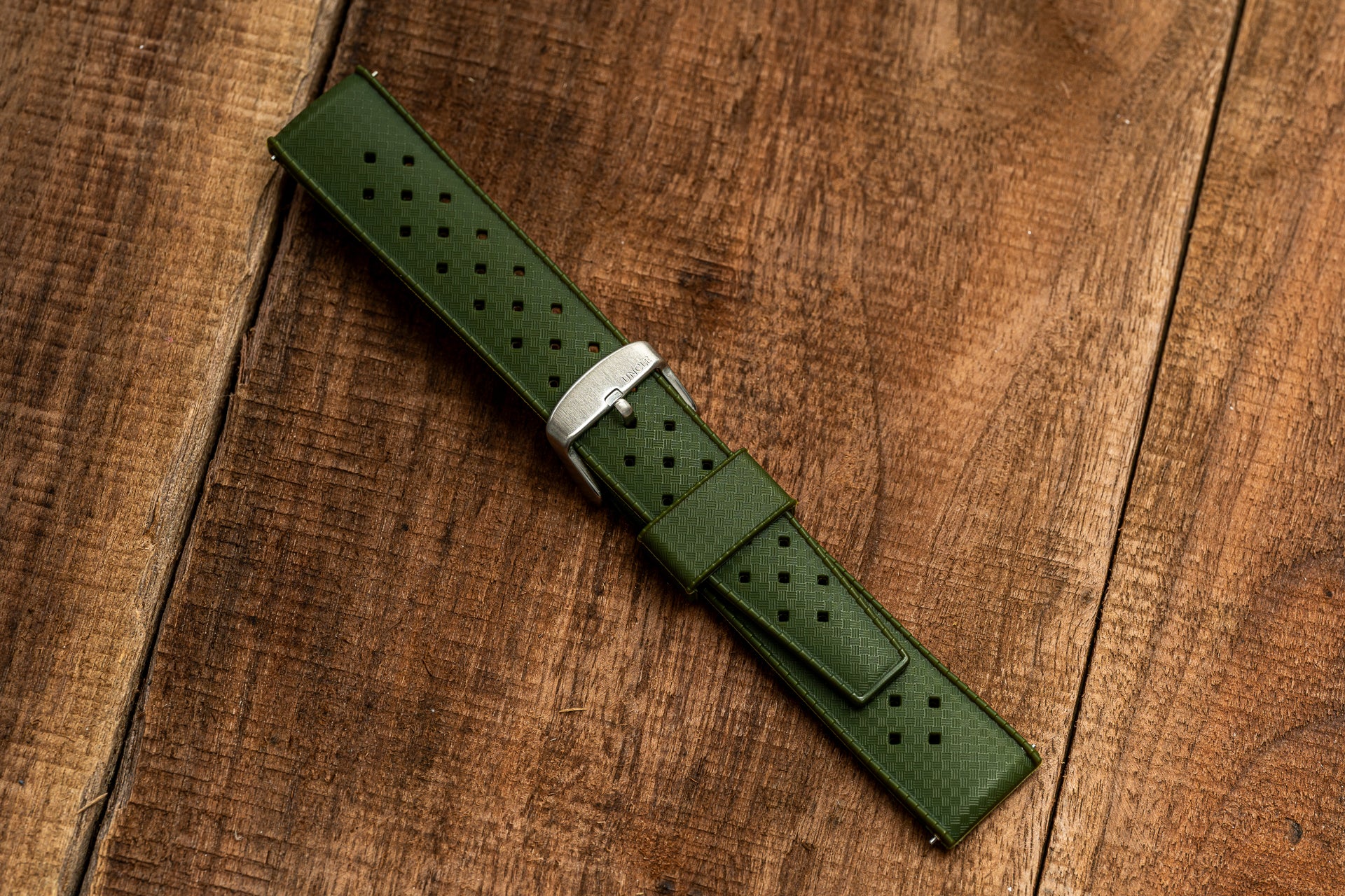 Dark Green - South Pacific Mainland Rubber Strap