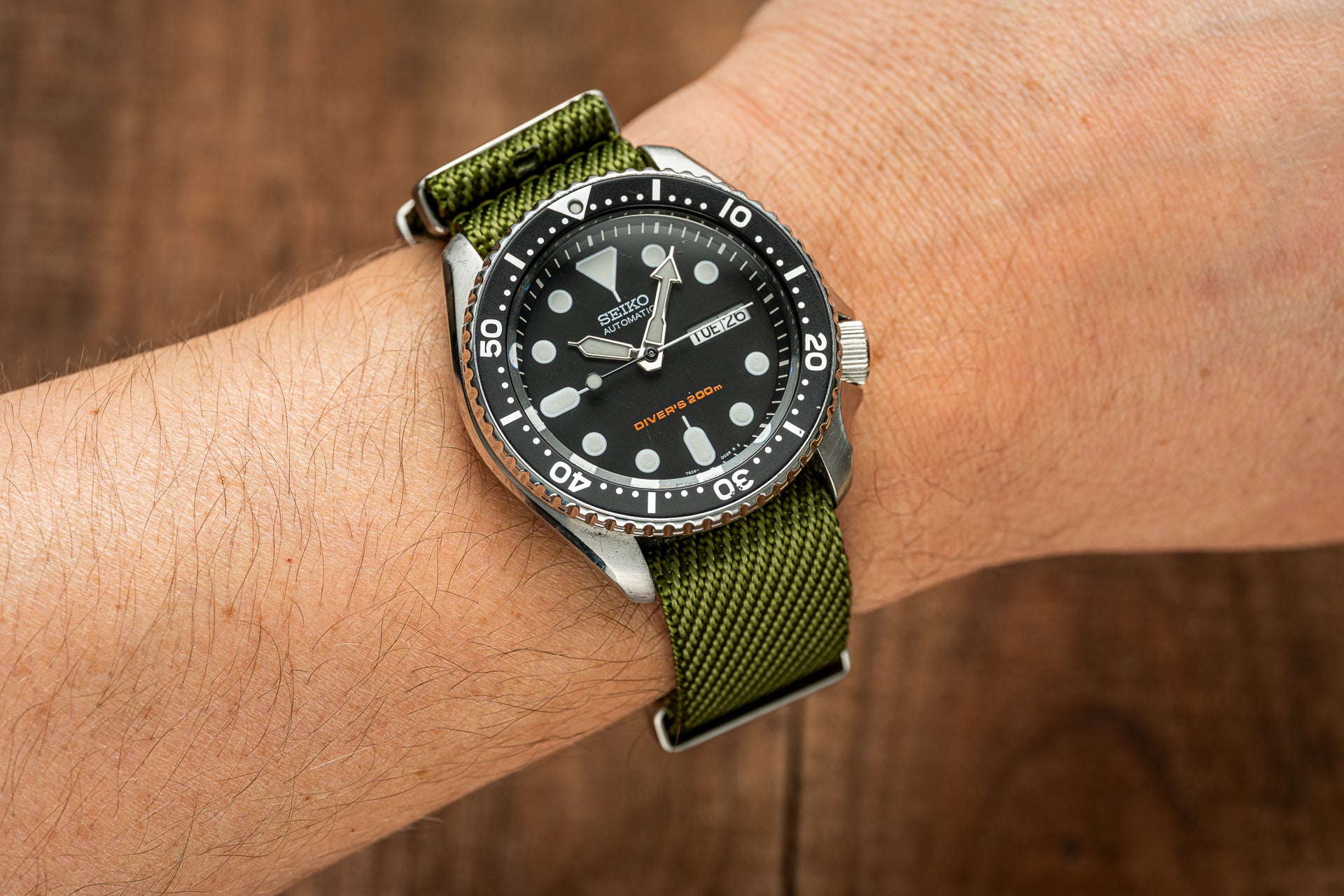 Green - Twill Nylon Strap (18/20/22mm) – Uncle Straps