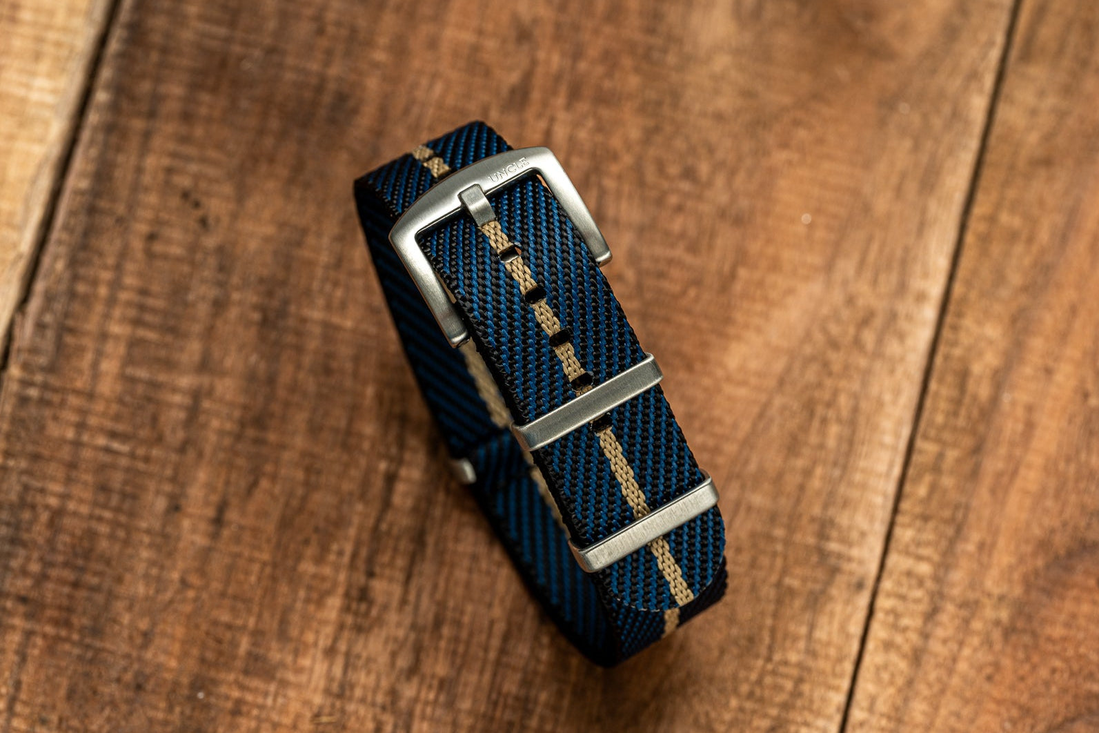 Navy / Black / Khaki - Twill Nylon Strap (18/20/22mm)
