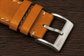 Premium Calfskin Leather Strap - Honey
