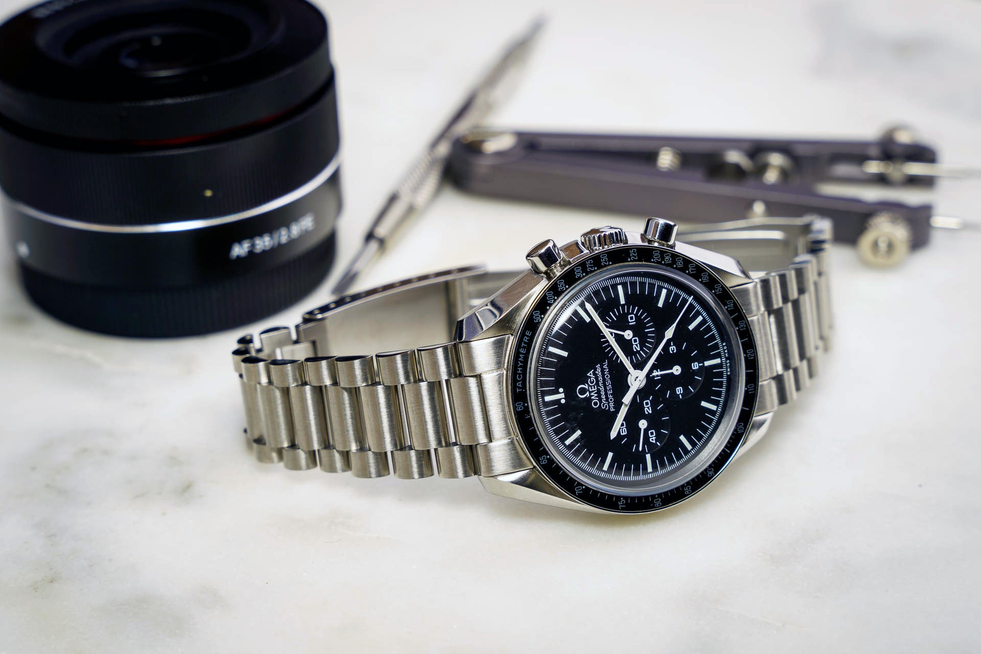 US1450 Lincoln Bracelet Omega Speedmaster 19 20mm Uncle Straps