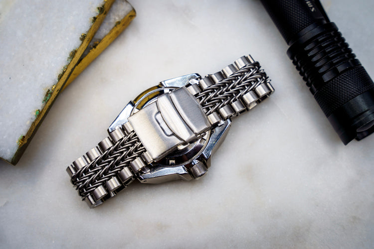 Razor-Wire Bracelet (Seiko 6309/SRP)