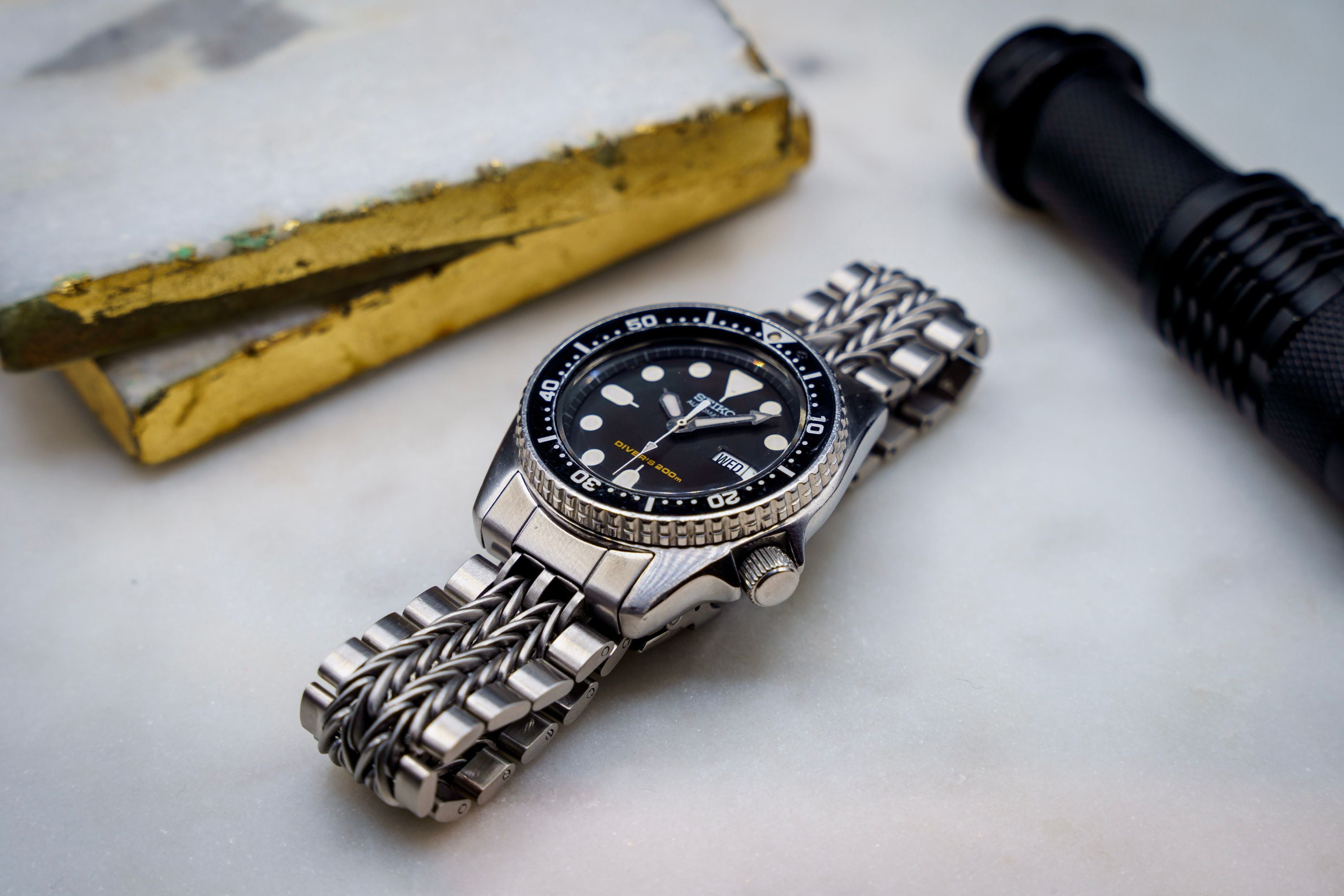 Razor-Wire Bracelet (Seiko SKX013)