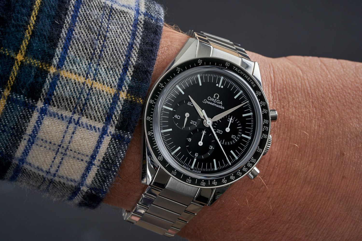 Uncle Seiko Forstner Flat Link Bracelet For Omega Speedmaster