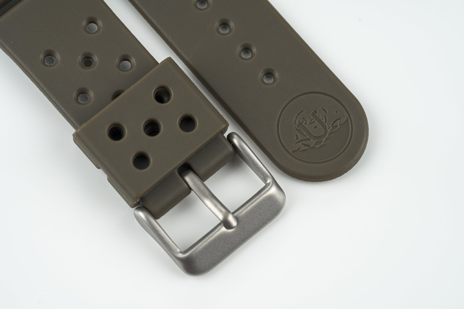 CLEARANCE OD Green - The Classic GL-831 Rubber Diver Strap (19/21mm)
