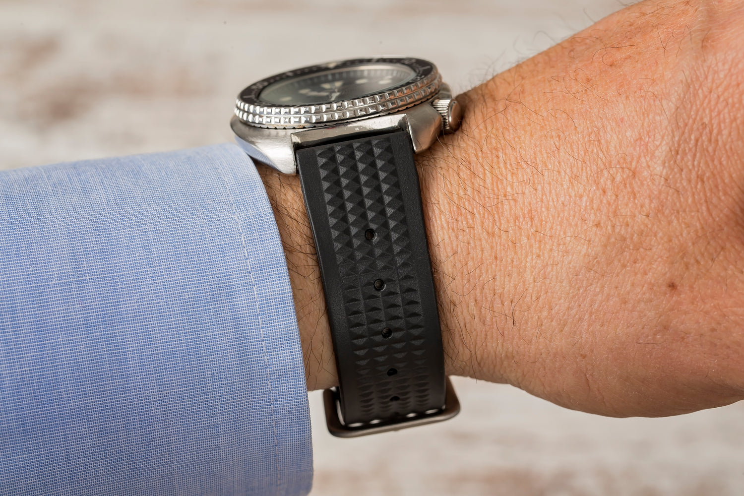 Original seiko waffle strap Clearance