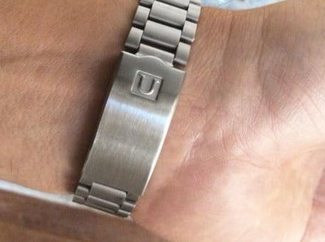 Uncle Seiko Embossed Clasp Cover for Omega Bracelets